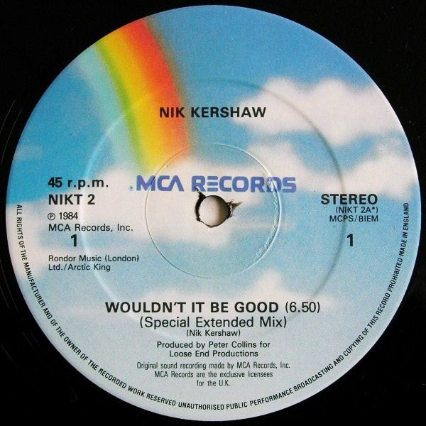 Nik Kershaw – Wouldn't It Be Good (NM) BOX16
