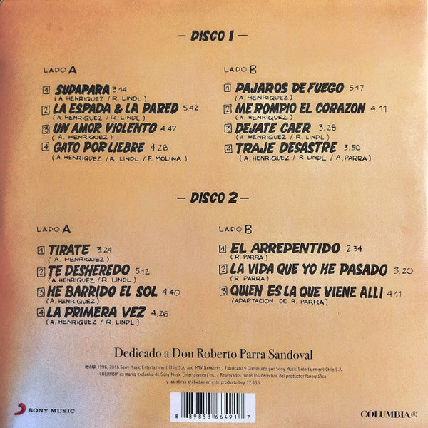 Los Tres – Unplugged / DISCO DOBLE (NUEVO, SELLADO) BOXV4