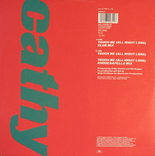 Cathy Dennis – Touch Me (All Night Long) (NM, FUNDA VG+) BOX18