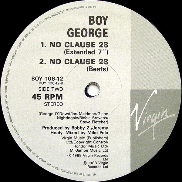 By George – No Clause 28, foto 4 de la edición