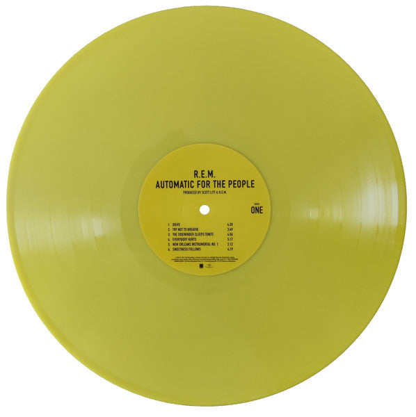 R.E.M. – Automatic For The People / LIMITED EDITION YELLOW (NUEVO, SELLADO)