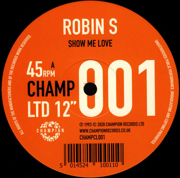 Robin S – Show Me Love (NUEVO, NO SELLADO) BOX25