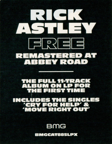 Rick Astley – Free (NUEVO, SELLADO) BOXV53