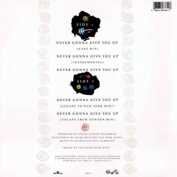 Rick Astley – Never Gonna Give You Up (VG+) BOX19