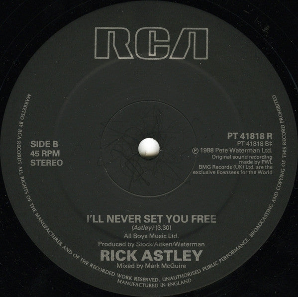 Rick Astley – Together Forever (House Of Love Mix) (NM) BOX2