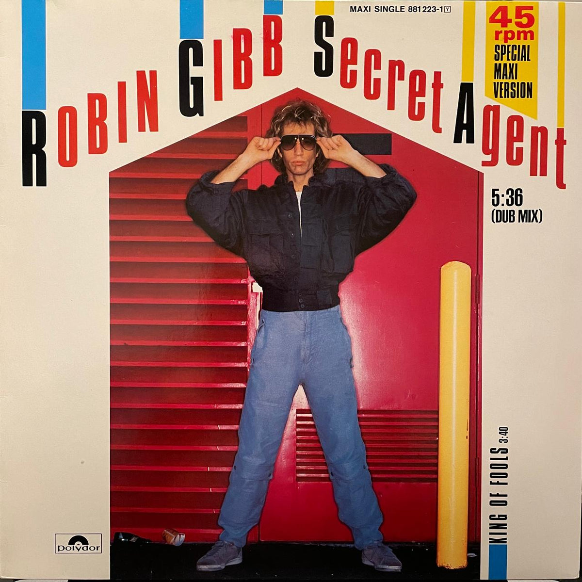 Robin Gibb – Secret Agent, disco de vinilo, usado en estado NM