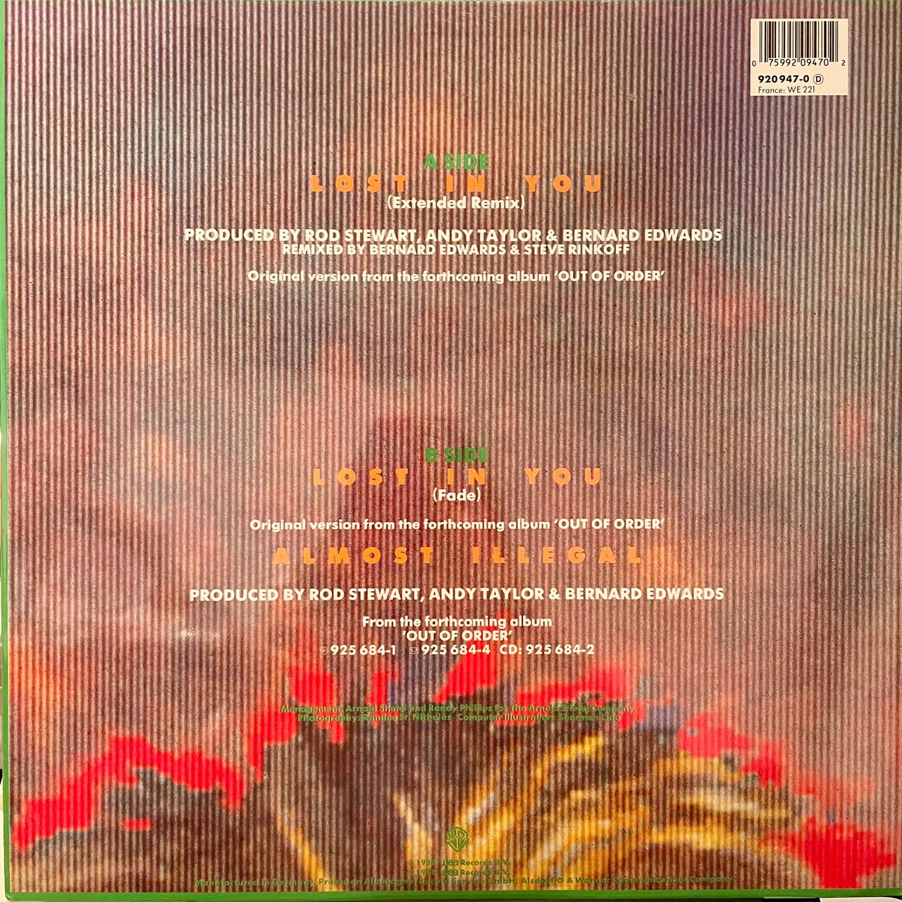 Rod Stewart – Lost In You (Extended Remix) (NM) BOX3
