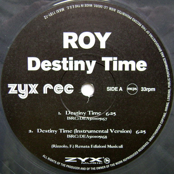 Roy – Destiny Time (MINT, NUEVO, FUNDA VG+) BOX30