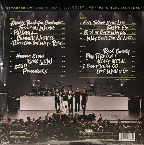 Sammy Hagar & The Best Of All Worlds Band – The Residency / DISCO DOBLE (NUEVO, SELLADO)