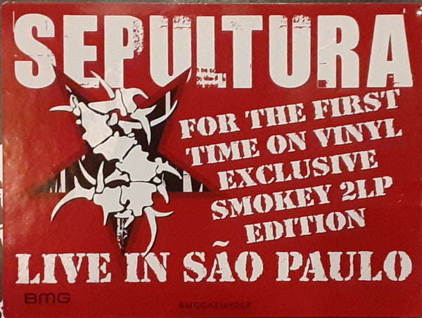 Sepultura – Live In São Paulo / DISCO DOBLE (NUEVO, SELLADO)