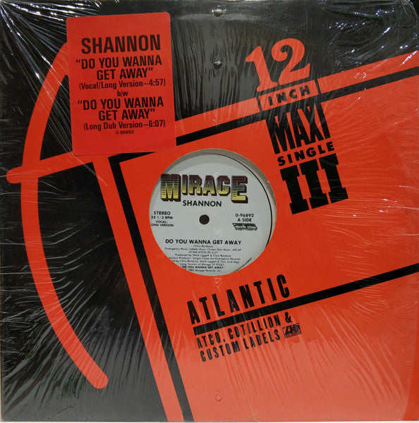 Shannon – Do You Wanna Get Away (NM, FUNDA VG+) BOX26