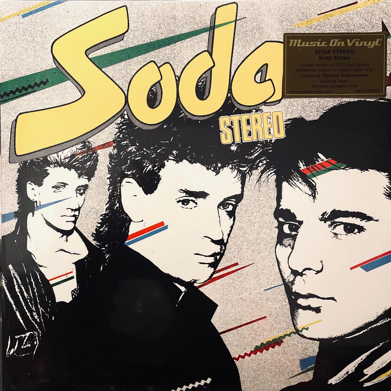 Soda Stereo – Soda Stereo / EDICIÓN ESPECIAL NUMERADA & CRYSTAL CLEAR / INCLUYE INSERT (NUEVO, SELLADO)