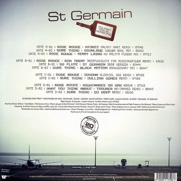 St Germain – Tourist Travel Versions / DISCO DOBLE (NUEVO, SELLADO) BOXV23