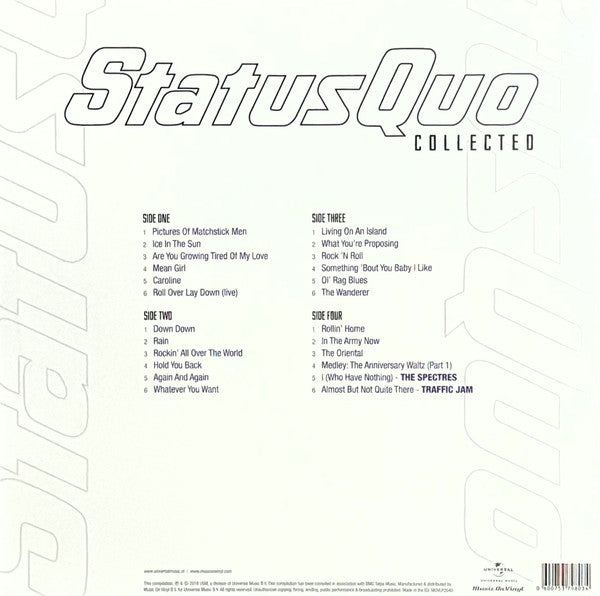 Status Quo – Collected / DISCO DOBLE (NUEVO, SELLADO)