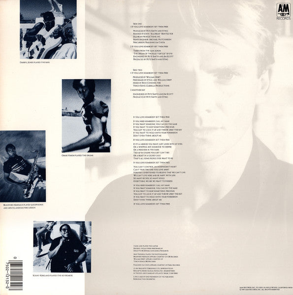 Sting – If You Love Somebody Set Them Free (NM, FUNDA VG+) BOX19