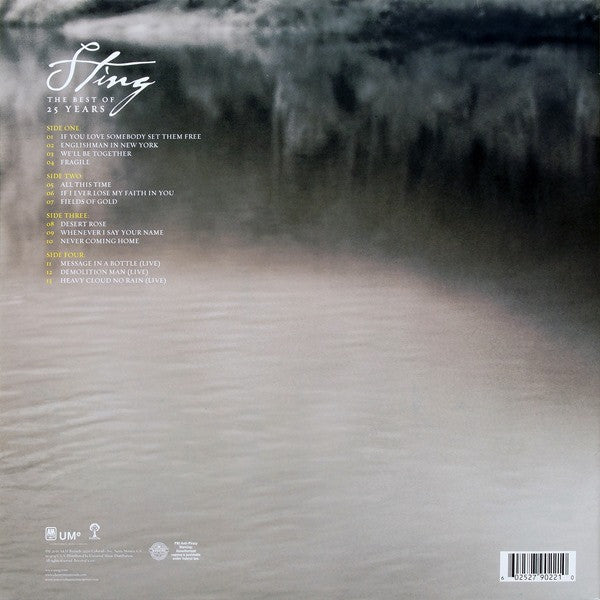 Sting – The Best Of 25 Years / DISCO DOBLE (NUEVO, SELLADO) BOXV34