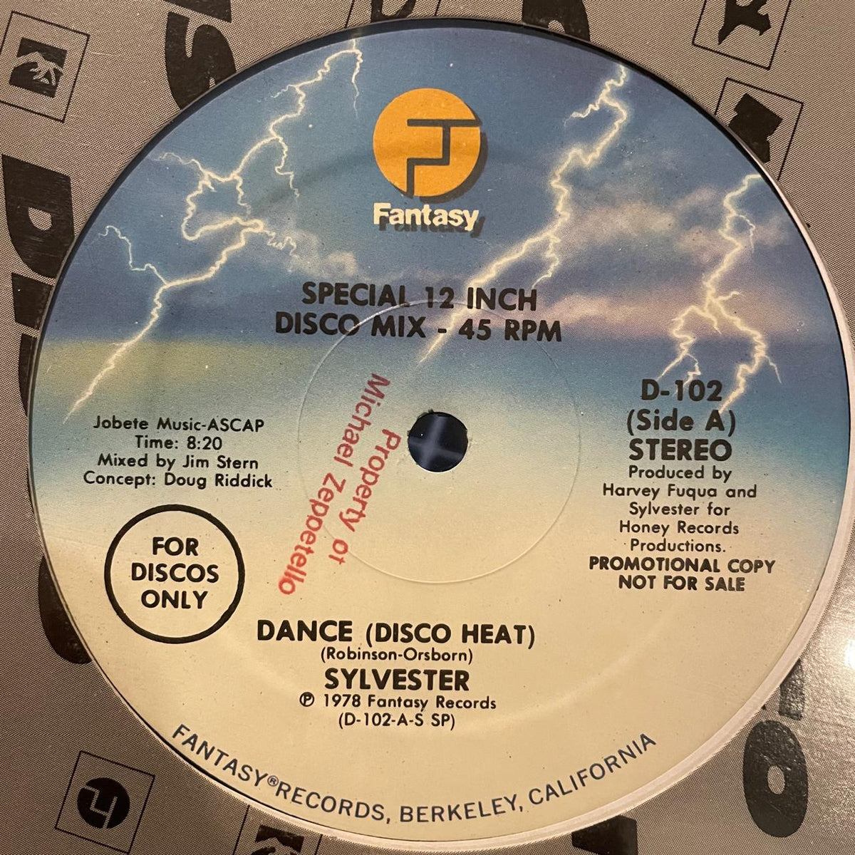 Sylvester – Dance (Disco Heat) / You Make Me Feel (Mighty Real) (EX, FUNDA VG+) BOX36