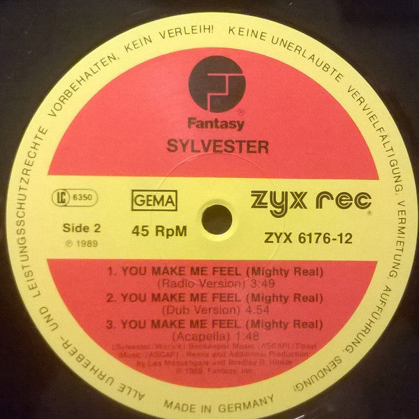 Sylvester – You Make Me Feel (Mighty Real) (Ultimix '89) (NM, FUNDA VG+) BOX12