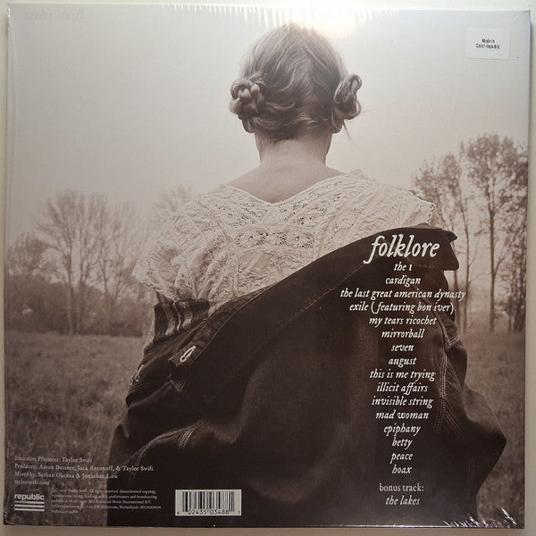 Taylor Swift – Folklore / DISCO DOBLE (NUEVO, SELLADO)