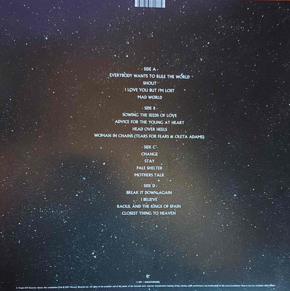 Tears For Fears – Rule The World - THE GREATEST HITS (2LP, NUEVO SELLADO) BOXV7