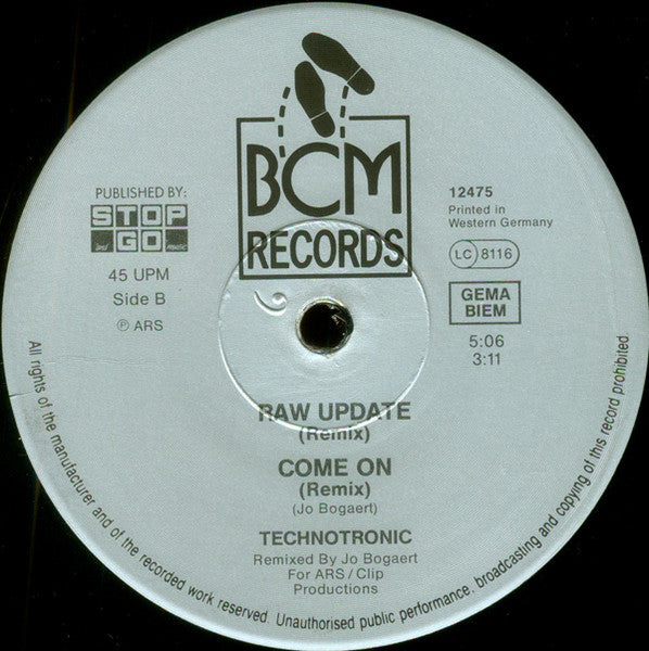 Technotronic – Megamix (NM, FUNDA VG+) BOX28