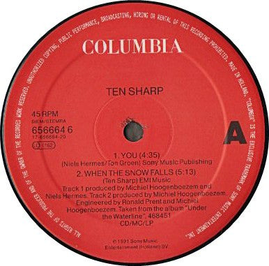 Ten Sharp – You (NM) BOX28