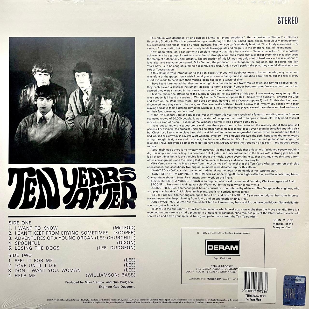 Ten Years After – Ten Years After (NUEVO, SELLADO) BOXV10