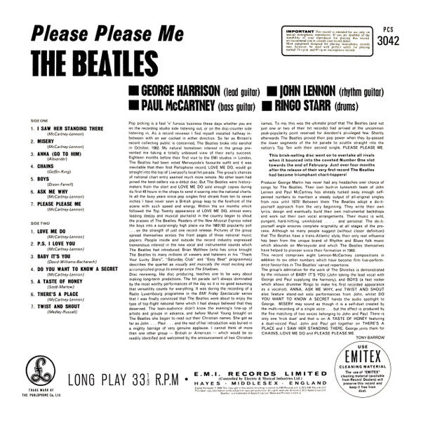 The Beatles – Please Please Me / REMASTERED (NUEVO, SELLADO)