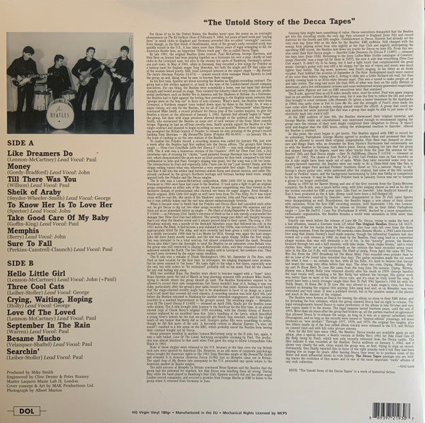The Beatles – The Decca Tapes (NUEVO, SELLADO)