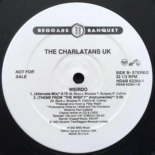 The Charlatans UK – Weirdo (NM, FUNDA VG+) BOX32