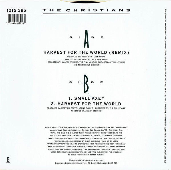 The Christians – Harvest For The World (NM, FUNDA VG+) BOX18