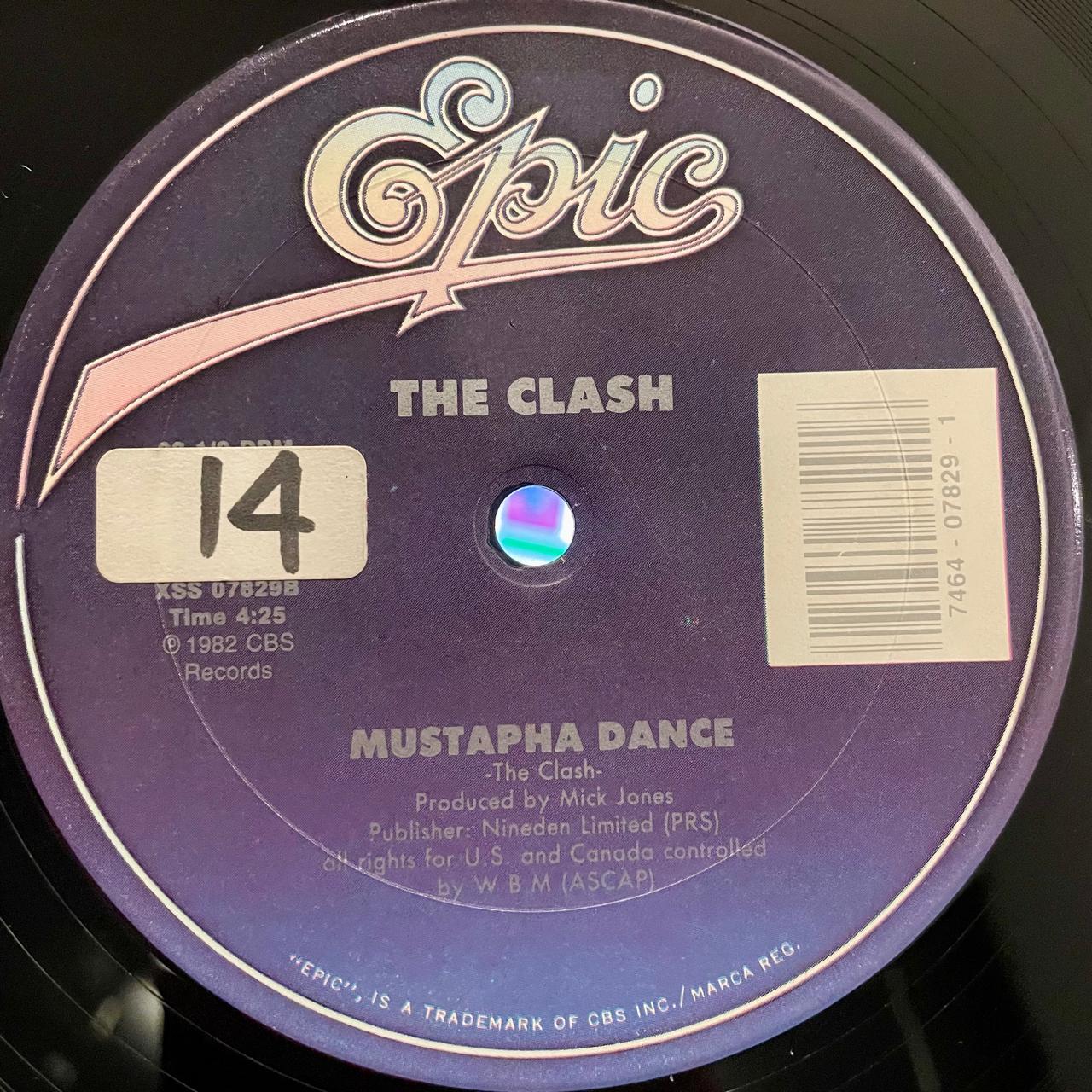 The Clash – Rock The Casbah (VG+, FUNDA RINGWEAR) BOX18