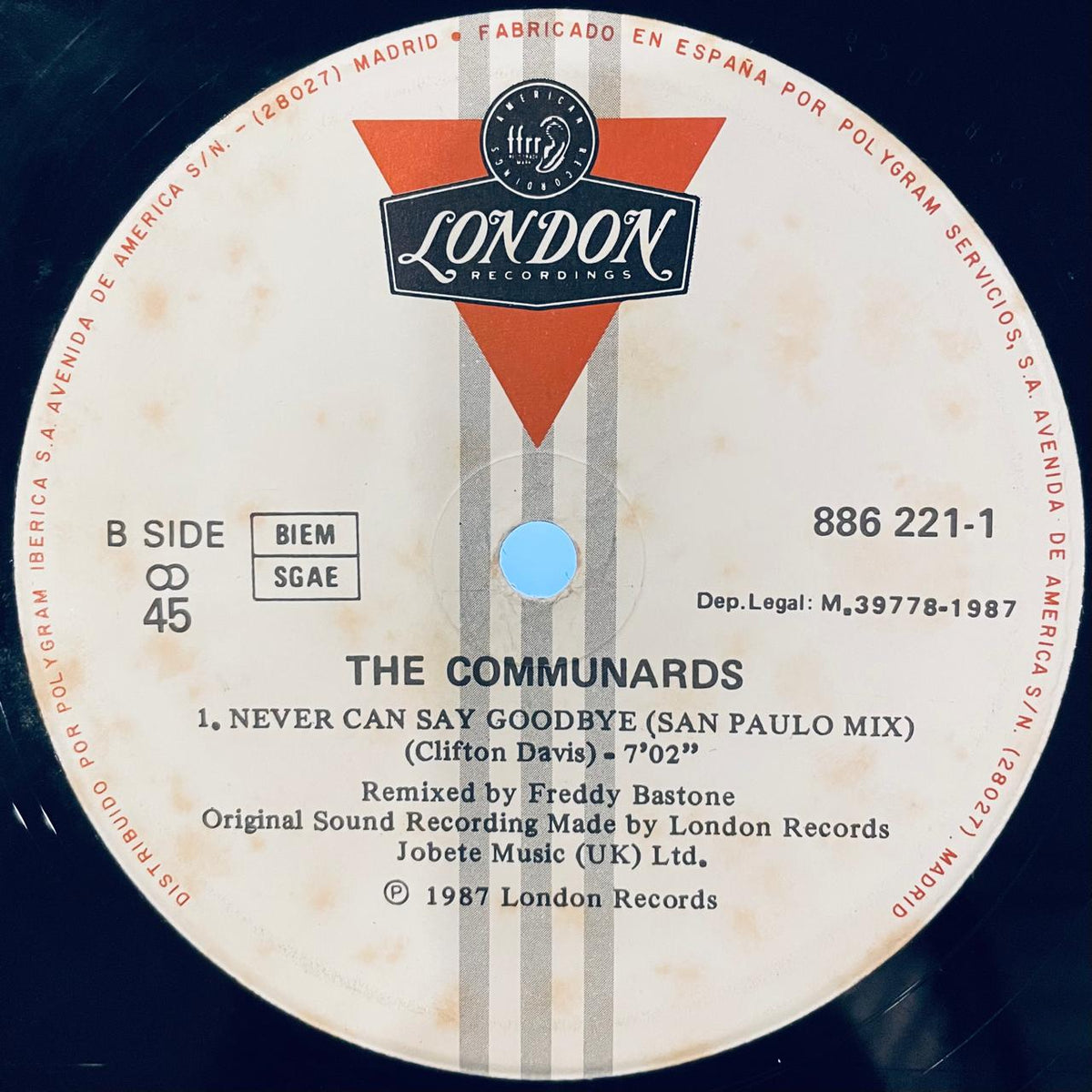 The Communards – Never Can Say Goodbye (Remix) (EX, FUNDA VG+) BOX16