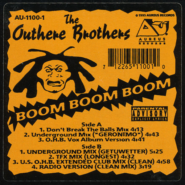 The Outhere Brothers – Boom Boom Boom (NM, FUNDA VG+) BOX18