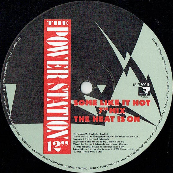 The Power Station – Some Like It Hot / The Heat Is On (VG+) BOX33