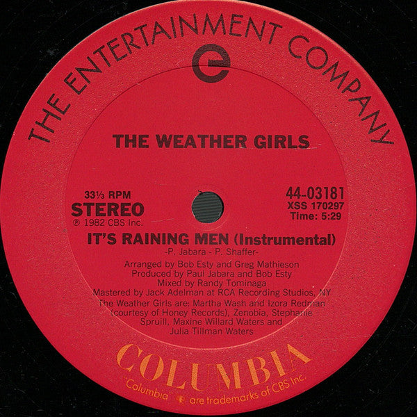 The Weather Girls – It's Raining Men (EX) BOX24