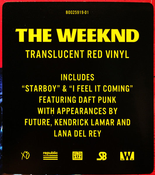 The Weeknd – Starboy / DISCO DOBLE (NUEVO, SELLADO)