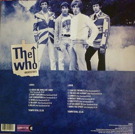The Who – Greatest Hits (NUEVO, SELLADO) BOXV54