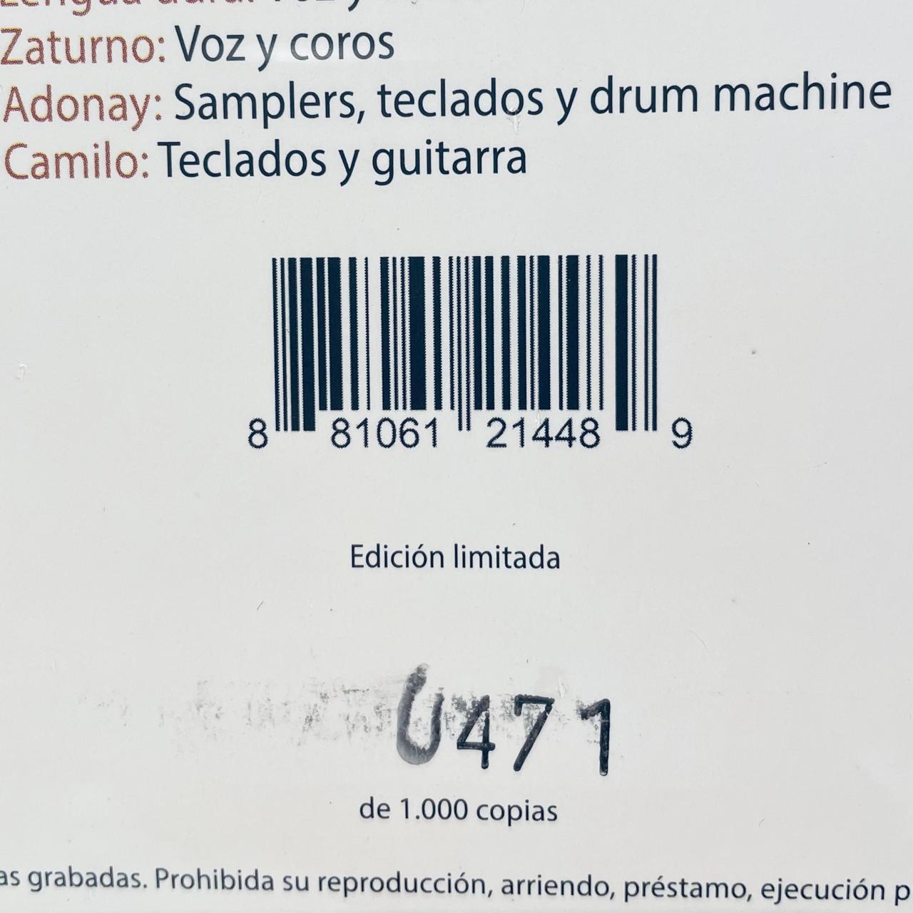 Tiro De Gracia – Melaza / DISCO NUMERADO (NUEVO, SELLADO)
