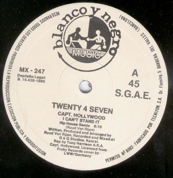 Twenty 4 Seven Featuring Capt. Hollywood – I Can't Stand It! (EX, FUNDA VG+) BOX30