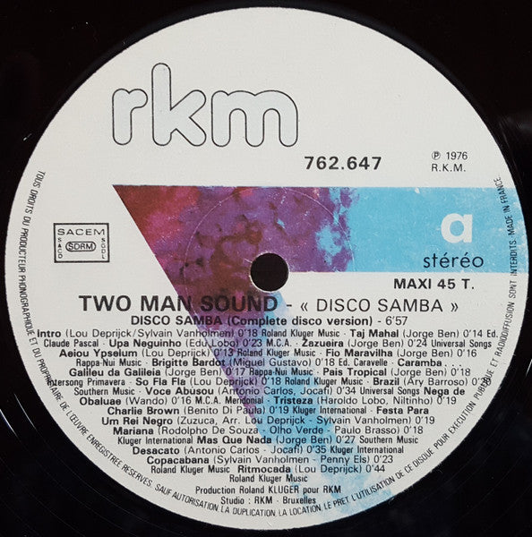 Two Man Sound – Disco Samba (Original Version) (NM, FUNDA VG+) BOX30