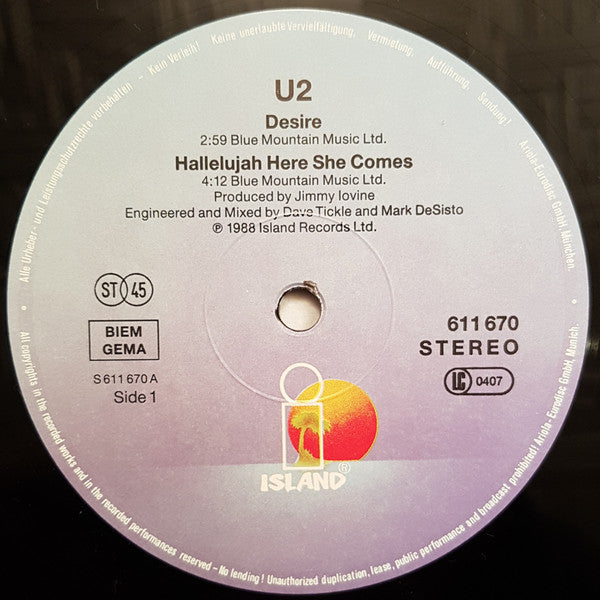 U2 – Desire, foto 5 de la edición