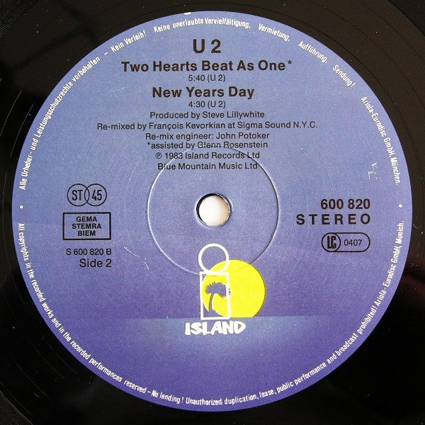 U2 – Sunday Bloody Sunday (VG+) BOX29