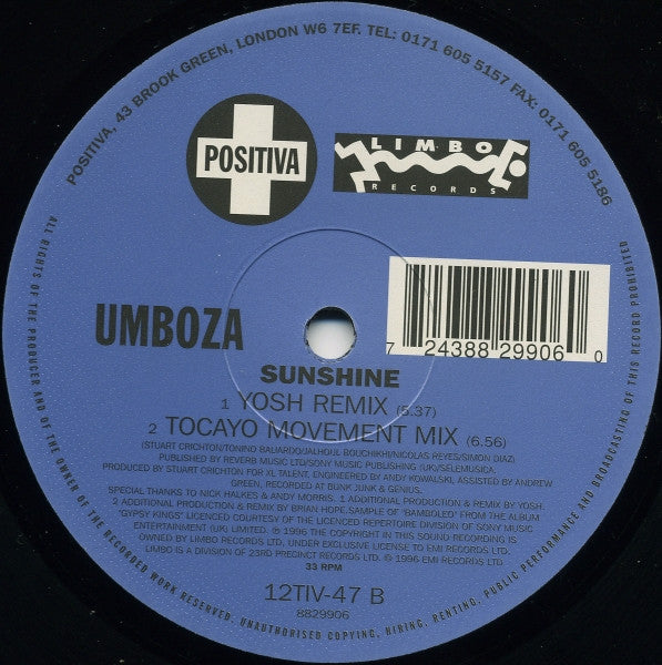 Umboza – Sunshine (NM) BOX24