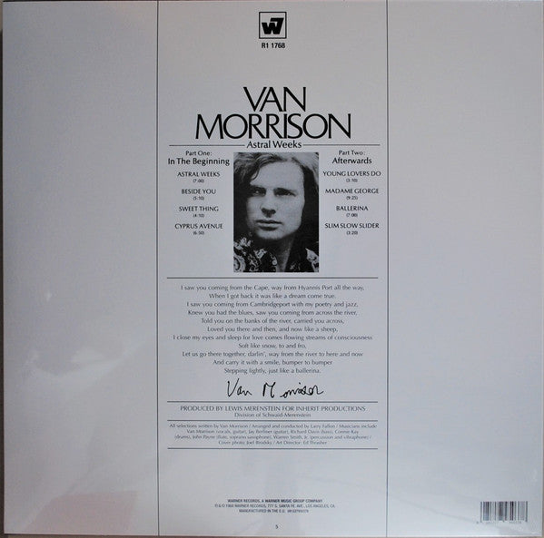 Van Morrison – Astral Weeks (NUEVO, SELLADO)