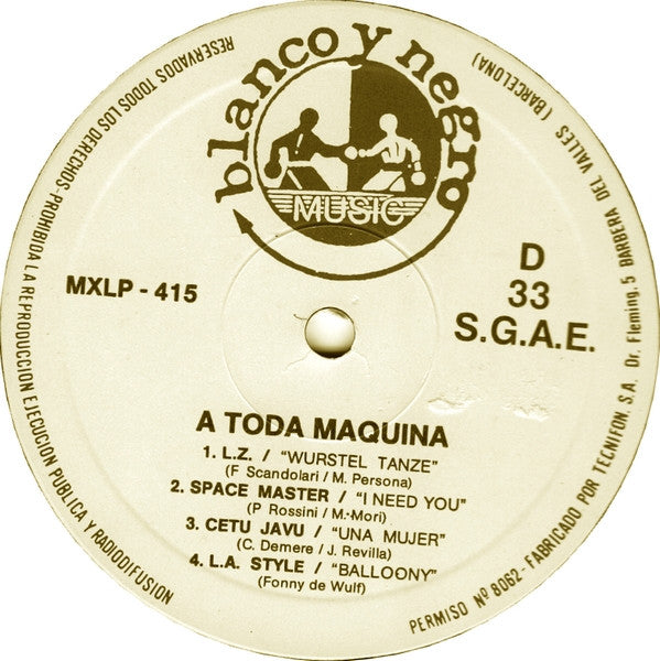 Various – A Toda Máquina / DISCO DOBLE (VG+) BOX2