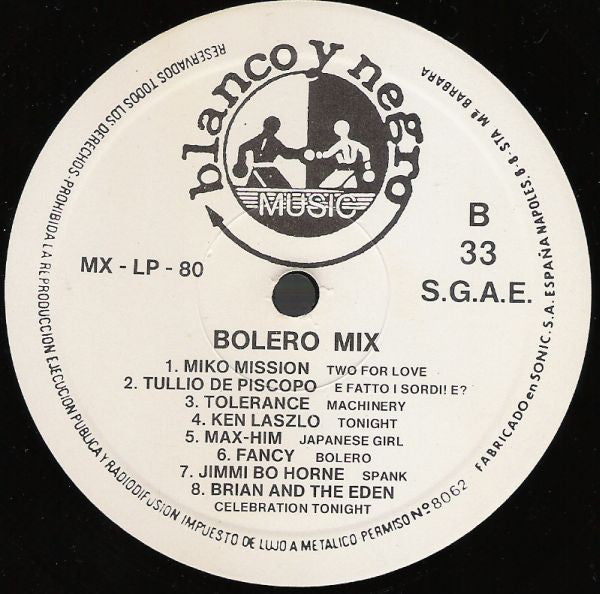 Various – Bolero Mix (NM) BOX3