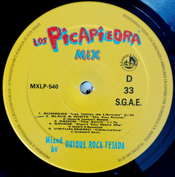 Various – Los Picapiedra Mix / DISCO DOBLE (NM) BOX2