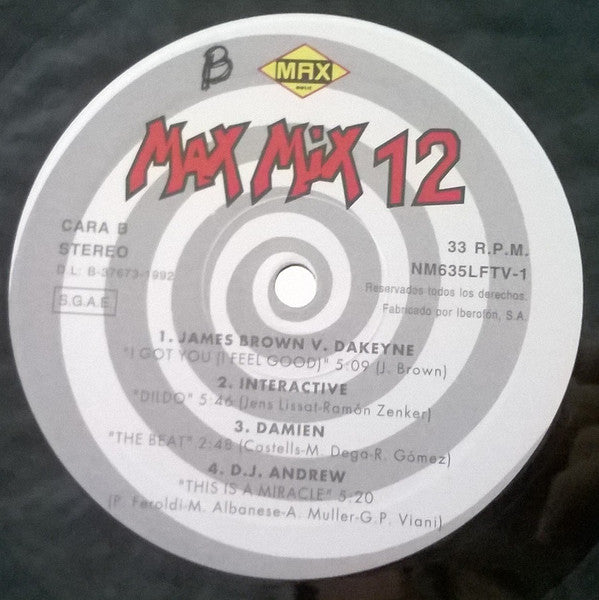 Various – Max Mix 12 / DISCO DOBLE (EX) BOX30