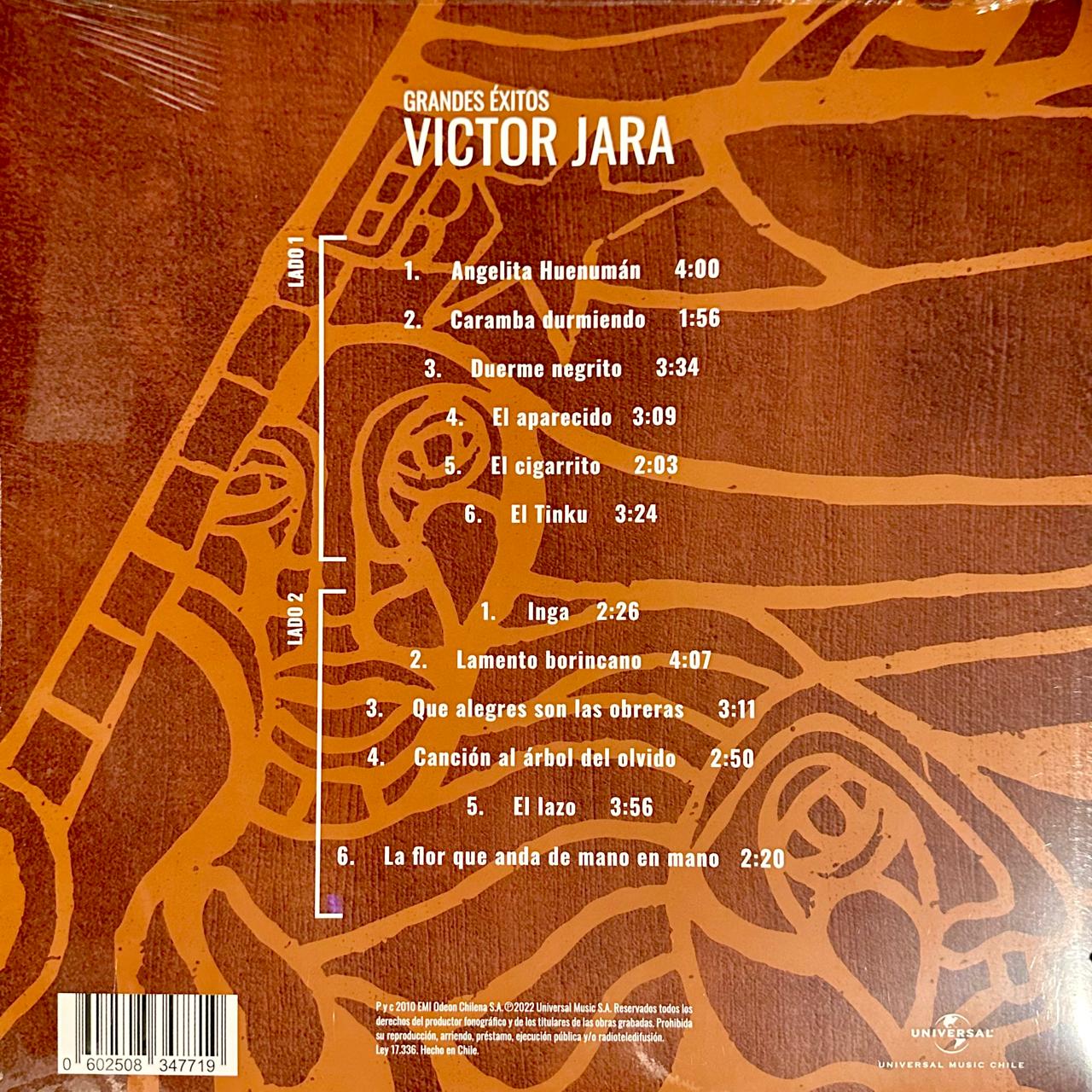Victor Jara – Grandes Éxitos (NUEVO, SELLADO) BOXV49